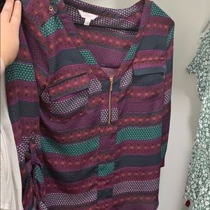 Business casual flowy blouse